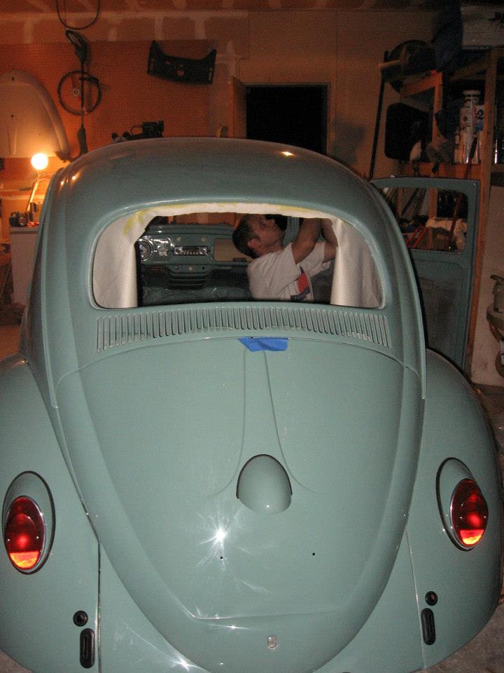 1962volkswagenbeetlerestorationheadlinerinstall Franktown