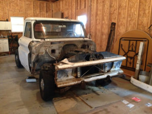 1965 chevy c10 stepside restoration dissasembly