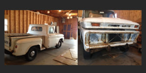 1965 chevrolet C10 stepside truck restoration start
